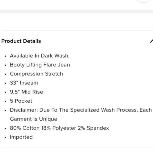 BOOTY lifting flare Jeans Size 13 - Picture 10 of 12